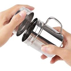 JUSTDOLIFE Seasoning Bottle Set Fashion Rotatable Seasoning Shaker Stainless Steel Spice Bottle with Handle