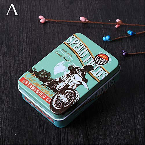 Gift Boxes 10Pcs Coin Earrings Headphones Candy Box Small Storage Cans Colorful Mini Tin Metal Box Sealed Jar Packing Boxes Jewelry Creative Arts Craft Diy A 10X5Cm