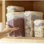Boîtes de rangement alimentaire en plastique, boîtes de conservation fraîche pour la cuisine, boîtes de stockage de grains hermétiques, boîtes de conservation alimentaires étanches. Boîtes de rangement alimentaire en plastique, boîtes de conservation fraîche pour la cuisine, boîtes de stockage de grains hermétiques, boîtes de conservation alimentaires étanches.
