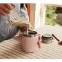 Mosh Thermal Vacuum Insulated Food Jar Porridge Storage (Sky Blue)