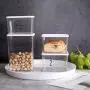 DonhDonh Square Clear Plastic Large Capacity Food Storage Containers with Lids Kitchen Storage Pot Jar for Dry Grain, Sun

DonhDonh Klare Plastik Großraum-Lebensmittelbehälter mit Deckeln, Küchen-Aufbewahrungskessel für Trockengetreide, Son