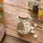 Mini Joghurtgläser 30er Set, 7 oz Glas Favor Gläser mit Korkstopfen, Glas Puddinggläser, Glasbehälter mit Deckeln, Mason Jar Hochzeit Favors Honiggläser mit Etiketten und String