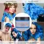 Hair Color Wax, Hair Modelling Wax, Natural Matte Temporary Hair Style Hair Cream Wax for Men and Women, Washable Hair Dye WAX (Blue) Hair Color Wax, Hair Modelling Wax, Natural Matte Temporary Hair Style Hair Cream Wax for Men and Women, Washable Hair Dye WAX (Blue)