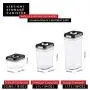 DW?LLZA KITCHEN Airtight Food Storage Containers - 5 Piece Set - Air Tight Lid - Kitchen & Pantry Containers - Clear Thick Plastic Canisters - BPA-Free - Keeps Food Fresh & Dry