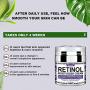 Wumal Retinol Moisturizer Cream for Face - Night Anti Wrinkle Cream for Women & Men - Results in 4 Weeks - Facial Cream with Hyaluronic Acid and 3% Retinol Complex for Anti Aging, Wrinkles & Acne