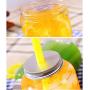 500Ml Innovative Food Grade Plastic Beverage Bottle Juice Cold Tea Household Kitchen Storage Bottle,Type 4