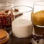 TNKML Kitchen Sealed Glass Seasoning Jar Set Seasoning Box Three-Piece Storage Jar Sugar Bowl Salt Shaker Kitchen Supplies Spice Container