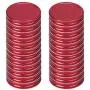 uxcell 24 Pcs Iron Regular Mouth Mason Jar Lids with Sealing Rings Food Storage Caps for Mason Canning Ball Jars Red uxcell 24 Pcs Iron Regular Mouth Mason Jar Lids with Sealing Rings Food Storage Caps for Mason Canning Ball Jars Red