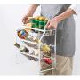 YANG WU Spice Rack, Metal Iron Multi-Layer Spice Rack, Suitable for Dining Room, Kitchen countertop Storage Seasoning, Box, jar, Bottle