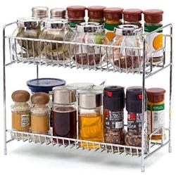 2-Tier Standing Rack EZOWare Kitchen Bathroom Countertop Storage Organizer Shelf Holder Spice Rack