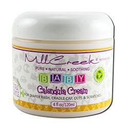 MILL CREEK BABY CALENDULA CREAM, 4 OZ