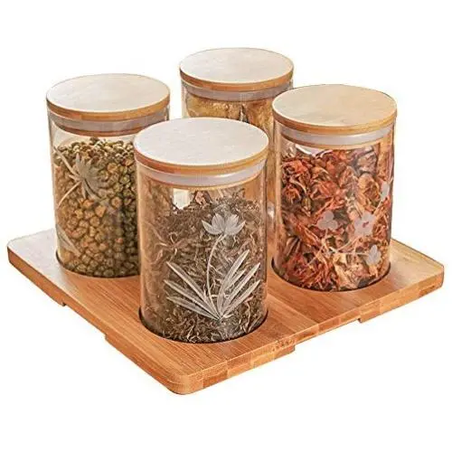 Glass Sealed Jars, Moisture-Proof Kitchen Food Containers, Storage Of Spices/Biscuits/Oatmeal/Coffee Beans Glass Sealed Jars, Moisture-Proof Kitchen Food Containers, Storage Of Spices/Biscuits/Oatmeal/Coffee Beans