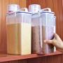 Food Storage Tank Portable Lid Plastic Sealed Kitchen Grain Jar Rice Barrel