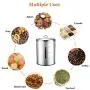 Contenant en Acier Inox Étanch, Conservation Alimentaire, Café, Snacks, Lait en Poudre, Sucre, Farine, avec Couvercle (Couleur : Argent, Taille : 12KG) Contenant en Acier Inox Étanch, Conservation Alimentaire, Café, Snacks, Lait en Poudre, Sucre, Farine, avec Couvercle (Couleur : Argent, Taille : 12KG)