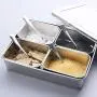 Stainless Steel Salt Rectangle Shape Seasoning Box for Kitchen (2) Stainless Steel Salt Rectangle Shape Seasoning Box for Kitchen (2)