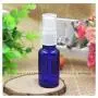3er Set Leere Refillbare Glas Lotion Pumpflasche Behälter Duschgel-Essenzöl-Shampoo Probenpressflasche Glasbehälter für Kosmetik & Make-up (20ml/0.67oz)