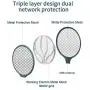 Endbug Insektizide Lampe & Fliegenreizker Schläger 2-in-1, USB-Aufladbare Elektrische Mücken- und Fliegenvernichter für Zuhause Innen- und Außenbereich (Grün)