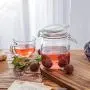 Bouteilles en verre pour stockage de cuisine, bocaux avec couvercle à fermeture, 32oz, hermétiques, parfaits pour la conservation, céréales, pâtes, sucre, haricots (étiquettes & marqueur à craie) - Ensemble de 6. Bouteilles en verre pour stockage de cuisine, bocaux avec couvercle à fermeture, 32oz, hermétiques, parfaits pour la conservation, céréales, pâtes, sucre, haricots (étiquettes & marqueur à craie) - Ensemble de 6.