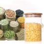 Glass Sealed Jars, Kitchen Household Grain Containers, Storage Spices/Oatmeal/Beans/Spaghetti