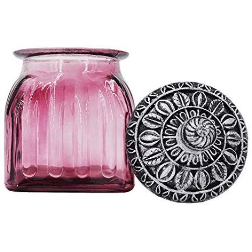 SOCOSY Vintage Kristallglas Süßigkeitenbehälter mit Deckel – Essbehälter, Nussbehälter, Schmuckschatulle, Hochzeits-Süßigkeitenbuffet-Gläser, Küchenaufbewahrung, gemischte Farben, 710 ml