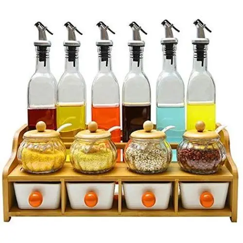 Seasoning box, Kitchen Supplies Salt Shakers Glass Jars Jars Seasoning Boxes Storage Boxes Spice Racks Spice Jars Sets Stylish and beautiful Seasoning box, Kitchen Supplies Salt Shakers Glass Jars Jars Seasoning Boxes Storage Boxes Spice Racks Spice Jars Sets Stylish and beautiful