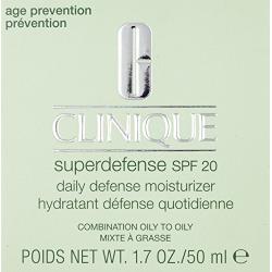 Clinique Superdefense Daily Defense Moisturizer Broad Spectrum SPF 20 Combination Oily to Oily 1.7 Ounce