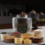 Whthteey Kitchen Storage Canister Jars with Sealing Lid Food Glass Container for Sugar Coffee Beans