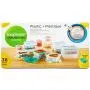 Ensemble de conservation des aliments Snapware, 38 pièces en plastique Ensemble de conservation des aliments Snapware, 38 pièces en plastique