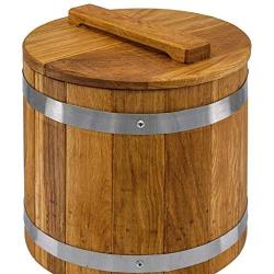 Sauerkraut Bucket, Wood Fermenting Crock, Sauerkraut Jar for Cabbage