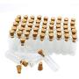 Glass Jars Bottles With Cork Stoppers 10 Pcs Small Transparent Glass Bottle 1ml Cheap Cork Stopper Bottles DIY Small Glass Bottle Mini Containers Home Storage