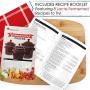 TSM Products Polish Fermenting Crock with Stone Weights, 5 L, Burnt Sienna