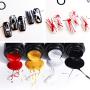 Spider Gel for Nail Art 6 Colors Drawing Gel Nail Polish Set with Painting Brush Soak off Nail Art Design Gel Paint Drawing Gel for Line Wire