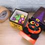 STOBOK Halloween Candy Box Smile Cat Candy Jar Cartoon Candy Holder Trick or Treat Box Cookie Storage Box for Halloween Kids Toddlers Gifts