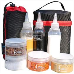PROGLEAM Storage & Organization, 7Pcs Plastic Seasoning Condiment Spice Jar Salt Pot Bottles Box Storage Outdoor