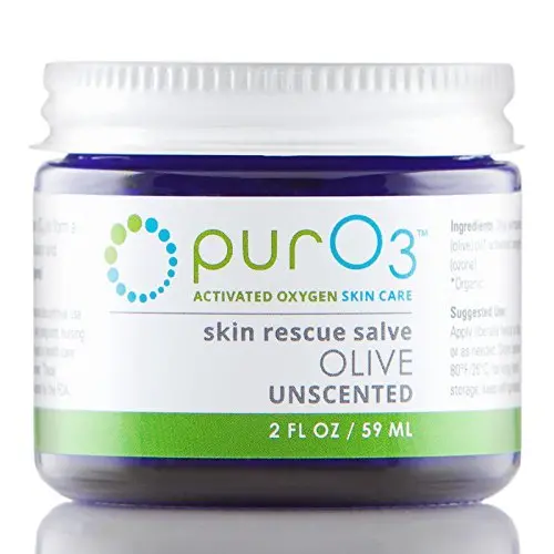 PurO3 Ozonated Olive Oil - Fully Ozonated - Glass Jars 2 Oz
