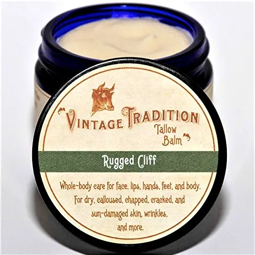 Vintage Tradition Robuster Fels-Balsam, 100 % aus Freilandrindfleisch, 30 ml „Das Ganze für die Hautpflege“