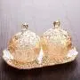 YL LY Glass Sugar Sugar Jar European Creative Crystal With Cover Sugar 盅 Wedding Snacks Cans Candy Jar Decorative Ornaments