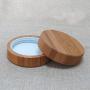 1pcs Round Cosmetic Jar with Bamboo Lid Empty Frosted Glass Cream Container for Face Cream Samples Balms Makeup Emulsion size 100G/3.3oz