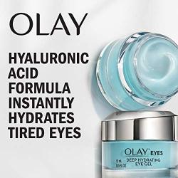 Olay Deep Hydrating Eye Gel with Hyaluronic Acid for Tired Eyes, 0.5 fl oz