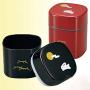 Shelf Floating Portable Storage Jar Tea Pot Coffee Pot Sealed Jar ABS Resin Tea Barrel Storage Tank. (Color : Black)