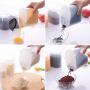 Kitchen crisper, plastic transparent refrigerator sealed box, covered grain storage box