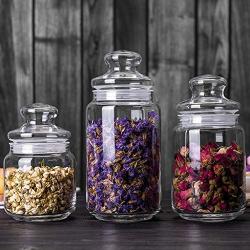 Glass Sealed Jars, Moisture-Proof Kitchen Food Containers, Storage Of Coffee Beans/Tea/Cereal/Oatmeal