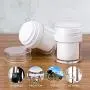 Bouteilles à Pompe Airless, Sdootbeauty 30ml/1oz Récipients de Cosmétiques à Retrouiller Remplissables, Bouteilles à Crème/Lait Corporel avec Bouchon à Pompe, Idéales pour le Voyage, 2 Pièces