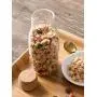 Bierfass aus Korkglas, durchsichtig, zur Aufbewahrung von Trockenfrüchten, Getreide, Tee und kleinen Gläsern - 150 ml Fassungsvermögen.