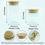 Glass Food Storage Containers with Lids - Set of 2 Kitchen Canisters - Big and Small Airtight Food Jar for Pantry Candy Cookie Rice Spice Sugar or Flour Container by X-Value