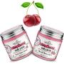 Bella and Bear Very Cherry Hand Cream for Dry Cracked Hands - Vegan - Anti Aging Formula - Nongreasy Lotion