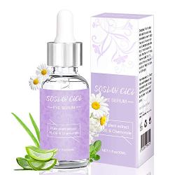Under Eye Serum, Natural Eye Cream for Puffiness & Crows Feet, Eye Bag Treatment, Hyaluronate Moisturizer Under Eye Serum, Anti Aging Eye Serum for All Skin Types 1 fl oz