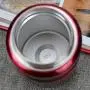 Bouteille isotherme 700ml avec cuillère, pot en acier inoxydable 304 double paroi pour aliments, boîte à lunch pour repas chauds ou soupes (Rouge)