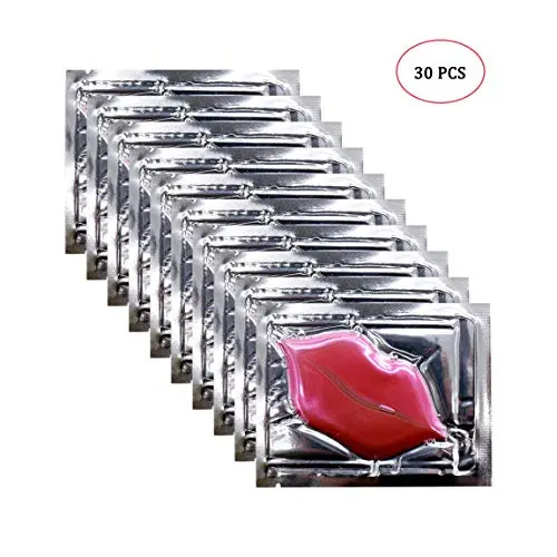 Jakuva 30 Pack Pink Collagen Crystal Lip Masks Lip Plumper Masks Gel Patch Lip Masks Moisturizing Lip, Remove Dead Skin Anti Chapped & Anti-Aging (Pink) Jakuva 30 Pack Pink Collagen Crystal Lip Masks Lip Plumper Masks Gel Patch Lip Masks Moisturizing Lip, Remove Dead Skin Anti Chapped & Anti-Aging (Pink)