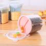 Home Kitchen Storage Jar Sealed Anti Moisture Sorting Grids Beans Rice Grain Cereal Snacks Dried Fruit Cans 5 L Container Box,L Green